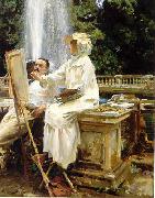 John Singer Sargent Jane Emmet und Wilfred de Glehn oil painting on canvas